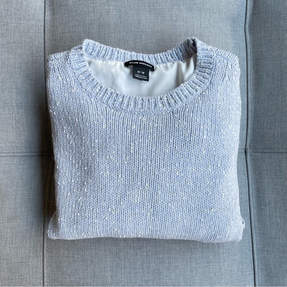 Club Monaco 2 Layer Cotton Sweater - Picture 5 of 5